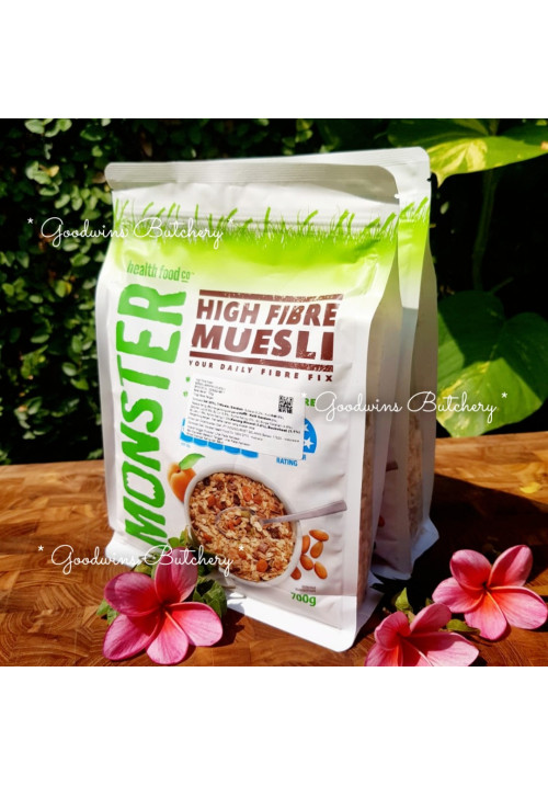 Monster Health Food Co. Australia MUESLI HIGH FIBER 700g